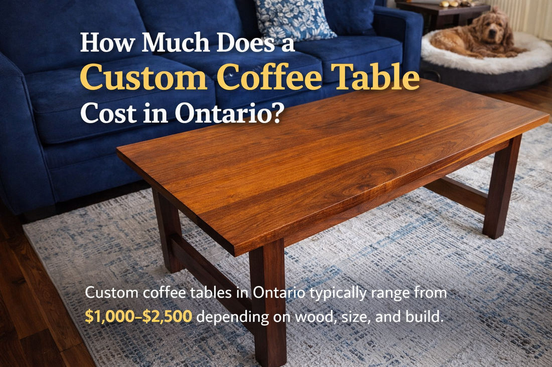 How Much Does a Custom Coffee Table Cost in Ontario?