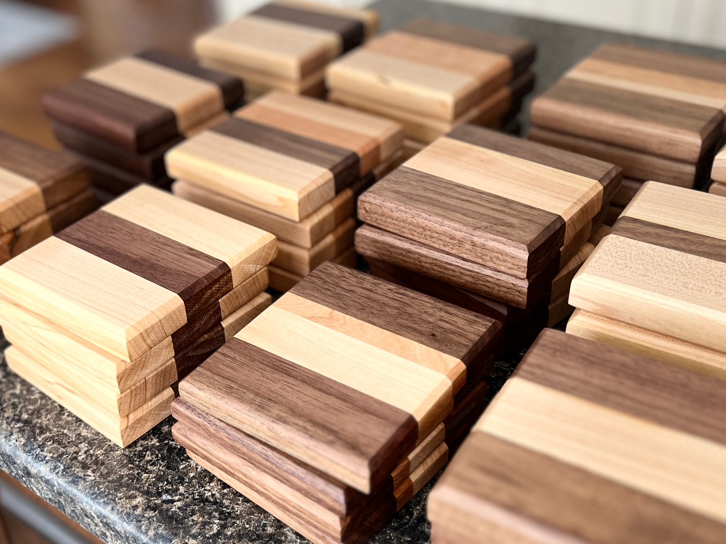 Hardwood Coasters (in stock)