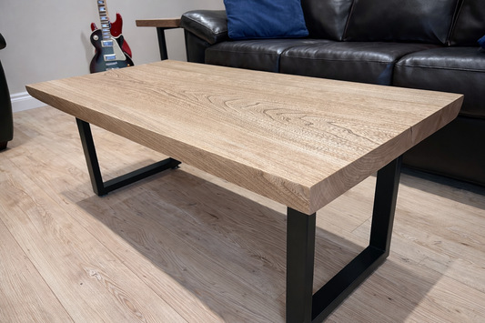 Elm Coffee Table & Side Table Set | Custom Piece Completed